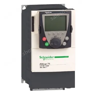 Variable Speed Drives Discontinued AC Drives Altivar 71 Variable Frequency Drives VFD ATV71H075N4 variable speed drive ATV71 - 0.75kW-1HP - 480V - EMC filter-graphic terminal
