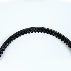 Self centering silent synchronous belt with herringbone teeth