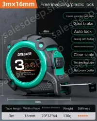 Drop resistance, wear resistance/rubber lagging self-locking: 3m&times;16MM class II. accuracy