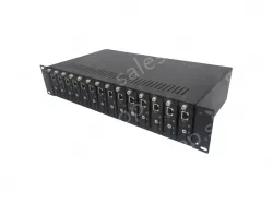 UOTEK UT-N602U14DP 14-slot Fiber Optic Transceiver Rack